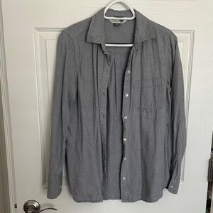 Gray Button Up